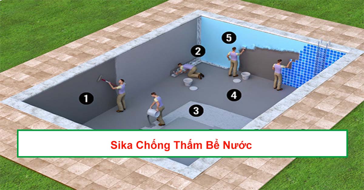 Sika chống thấm bể nước